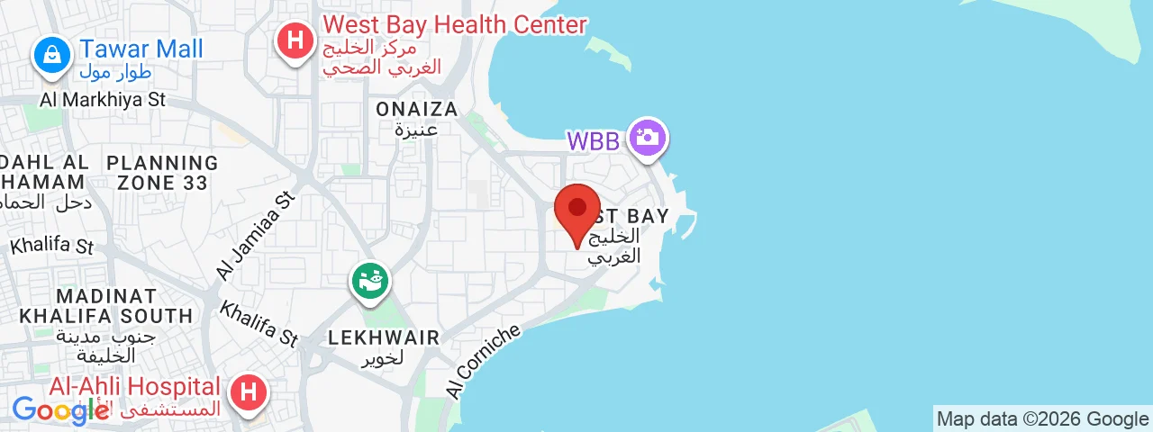 Map showing DECC location